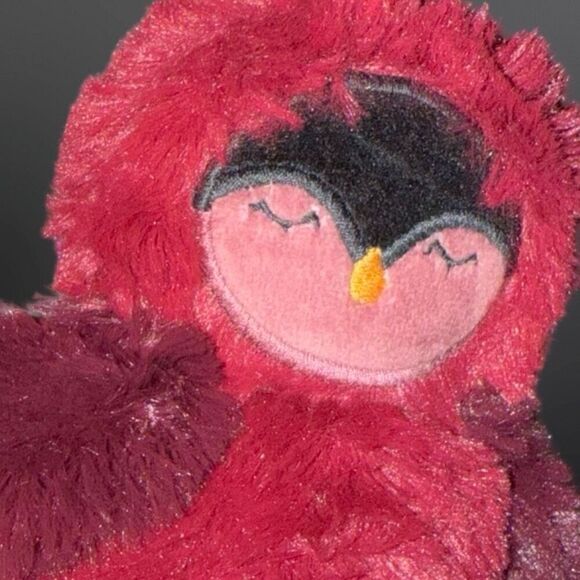 Slumberkins Mini Cardinal Bird Plush Stuffed Animal Cranberry Color Ltd Ed 6” - Picture 1 of 7